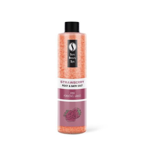Sare de baie revigorantă pentru corp și picioare -aromă Căpșuni 330 gr 