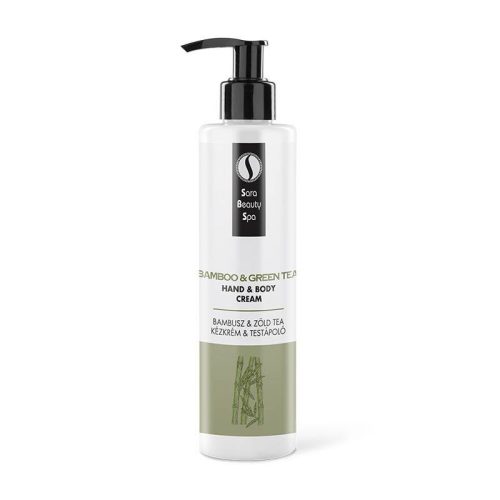 Cremă hidratantă pentru mâini și corp - bambus și ceai verde - 250 ml