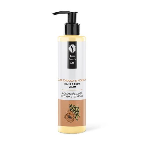 Cremă pentru mâini și corp cu extract de Gălbenele și Miere de Salcâm 250 ml