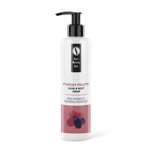 Cremă hidratantă pentru mâini și corp cu aromă de Fructe de Pădure 250 ml