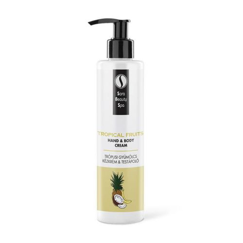 Cremă hidratantă pentru mâini și corp cu aromă de Fructe Tropicale - 250 ml