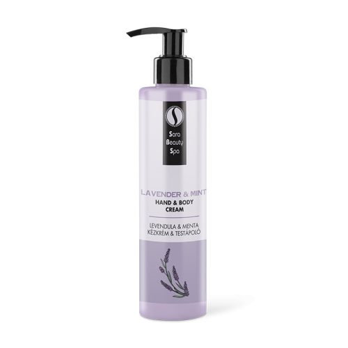 Cremă pentru mâini și corp cu aromă de Lavandă și Mentă 250 ml