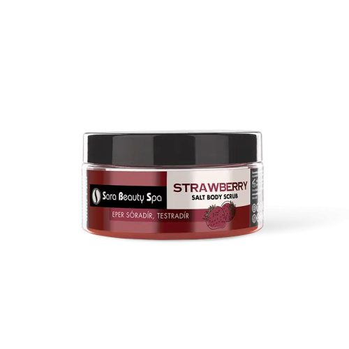 Scrub cu Sare pentru corp  - aromă de Căpșuni - 300 ml