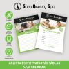 Set Tabelă cu Listă de Prețuri și Program pentru Saloane