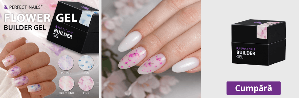 Flower Gel - Gel cu flori uscate - Pink - 5g